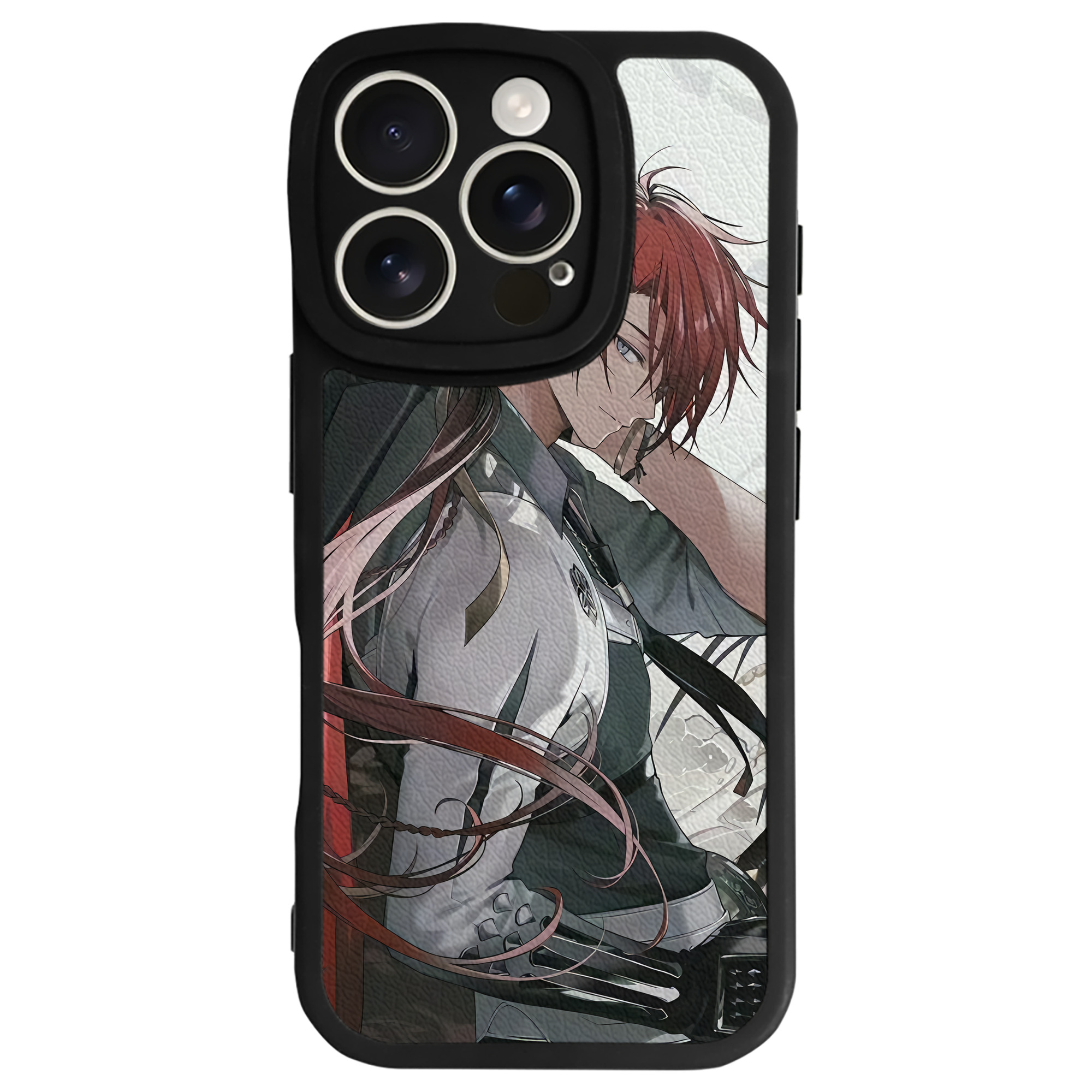 （画像用） 刀剣乱舞 Touken Ranbu 【iPhone 16シリーズ対応】シリコンスマホケース（レザー調） 材質：シリコン